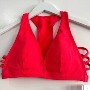 Lavaloka Activewear Bright Orange Strappy Sports Bra. NWT. SAMPLE SALE.